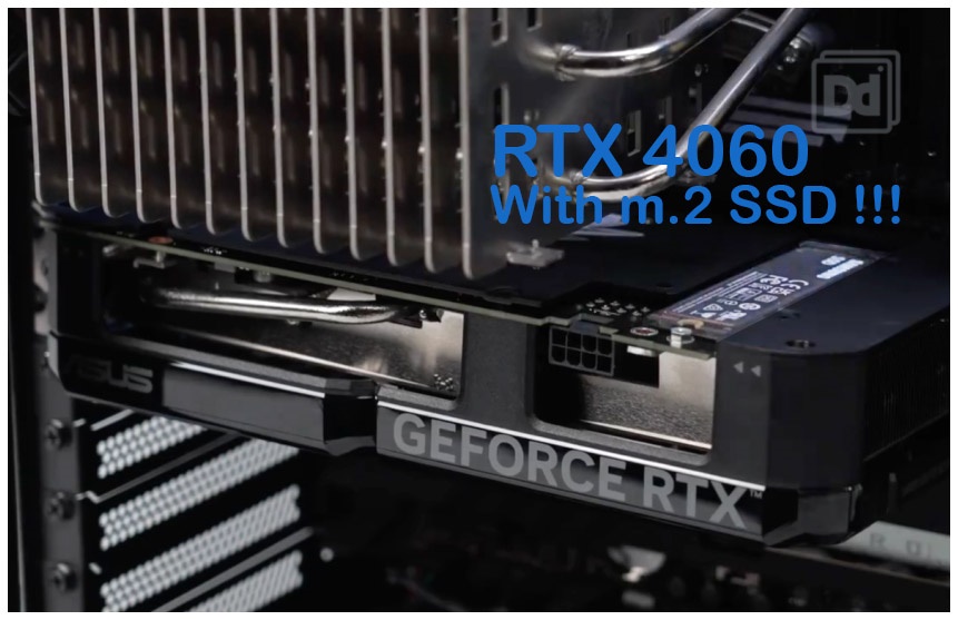 ก็เลนมันว่างงง !!! Asus นำร่องแถมช่องใส่ m.2 SSD กับการ์ดจอ RTX 4060 Ti 😎