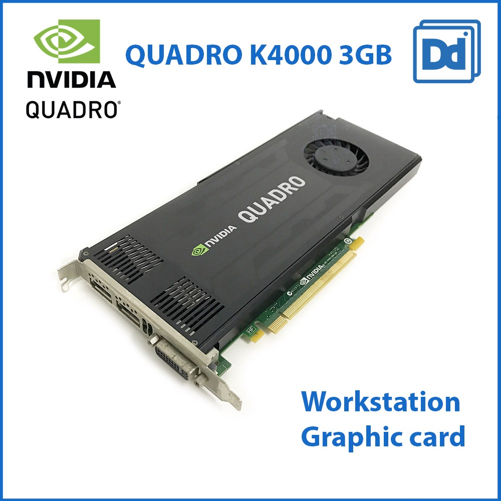 NVIDIA Quadro K4000 3GB Workstation graphic card การ์ดจอทำงาน CAD ...
